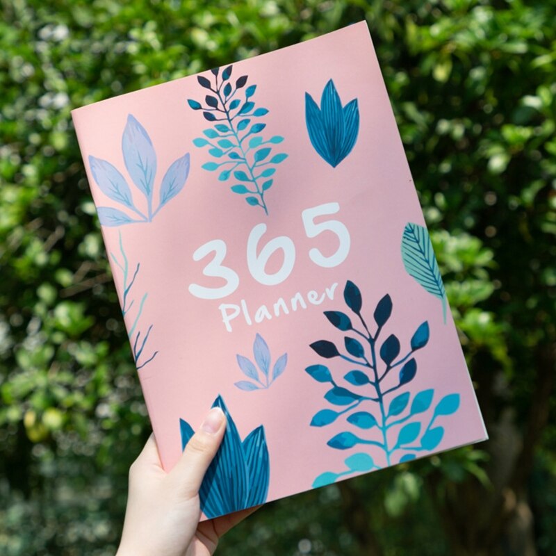 Agenda Planner Organizer A4 Notebook Journal Monthly Daily Planner Note Book Stationary School Supplies