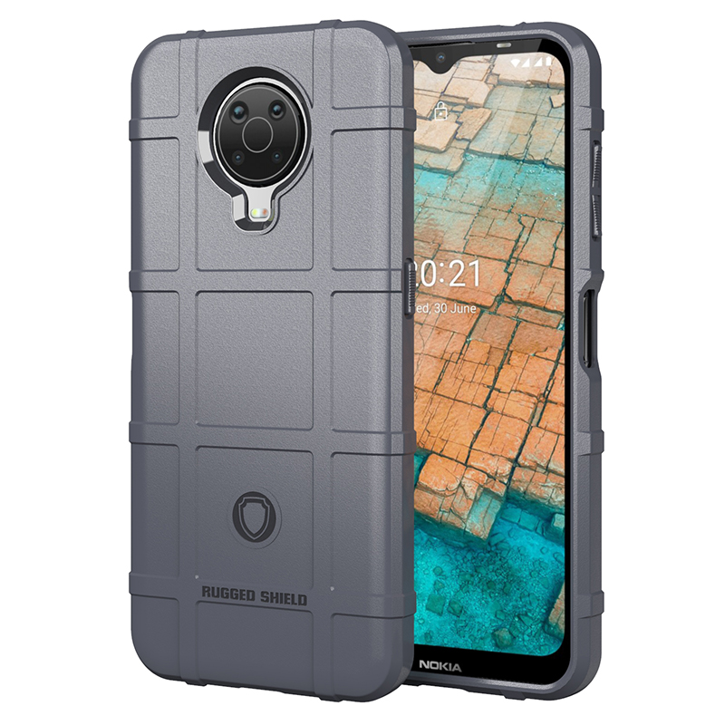 Case Voor Nokia G20 Telefoon Cover Ta-1336 Ta-1343 Armor Heavy Duty Bescherming Luxe Bescherming Voor nokia G20 Fundas: GRAY