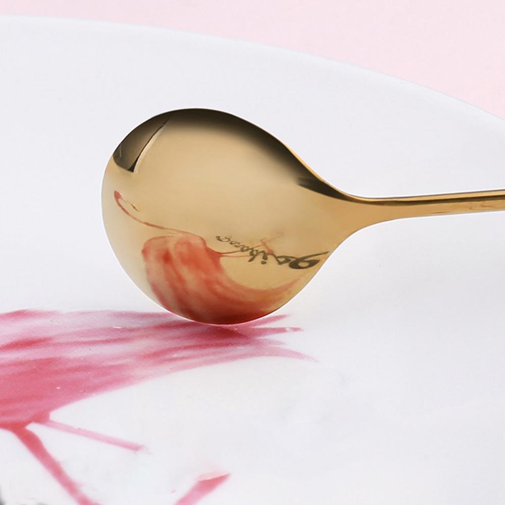 SALES! Cute Stainless Steel Cartoon Kid Spoon Donut Coffee Fork Dessert Tool