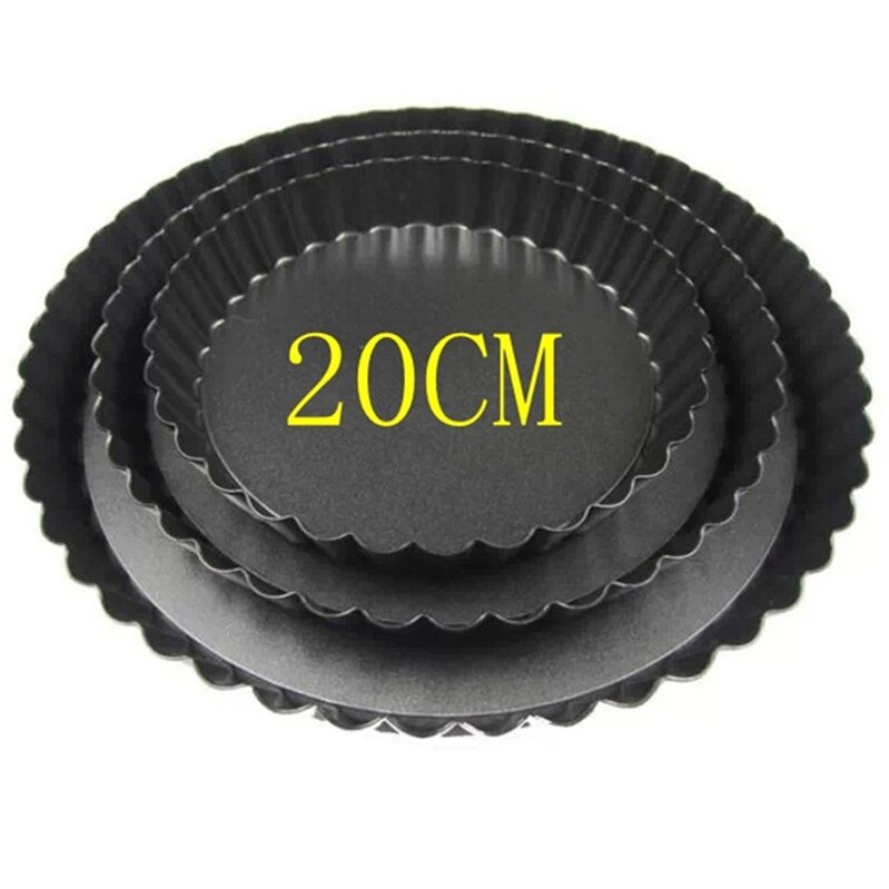 1PCS Non Stick Pie Cake Tart Removable Bottom Baking Pastry Mold Pan: 20cm