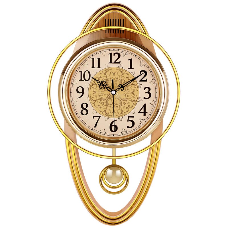 Vintage vægur mute pendul ur shabby chic reloj pared grande ure væg hjem indretning: Stil 2