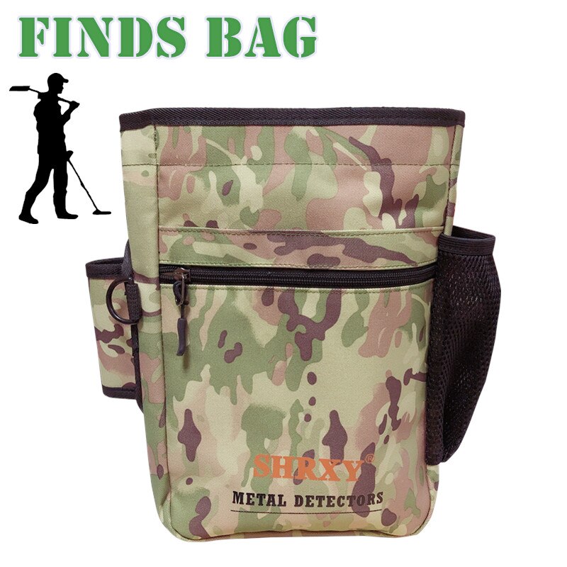 Metaaldetector Bag Graver Supply Schat Taille Pack Geluk Vindt Tas Tuin Opsporen Gereedschap Schop Tas: camo