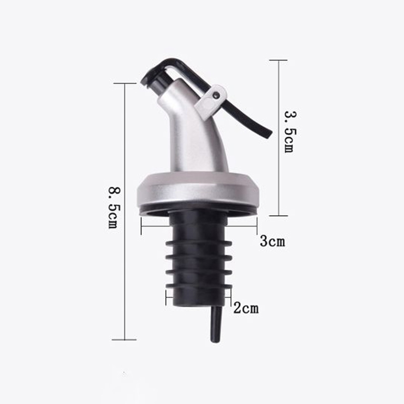 Plastic And Stainless Steel Cork With Dispenser For Bottles