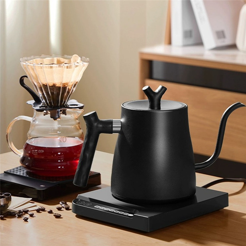 A36t-1000ml snabbvärmande vattenkokare 304 elektriska vattenkokare i rostfritt stål och kaffekokare automatisk avstängning