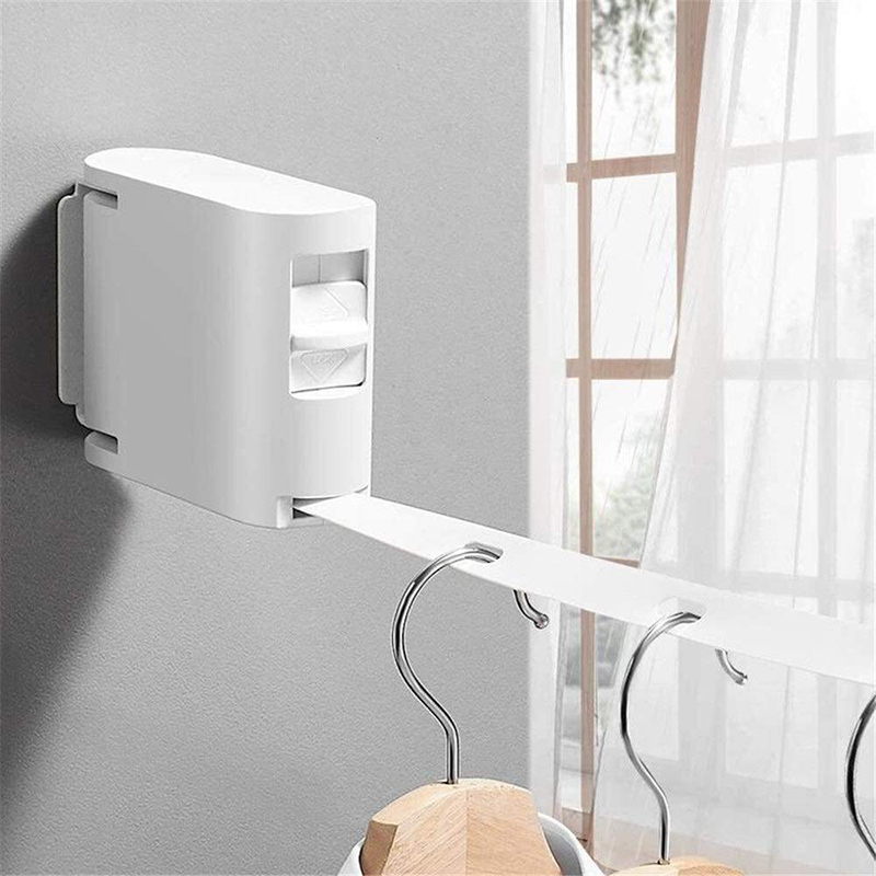 Corde à linge Invisible rétractable, support de séchage magique, pas de perçage pour vêtements d&#39;intérieur et d&#39;extérieur, cintre mural