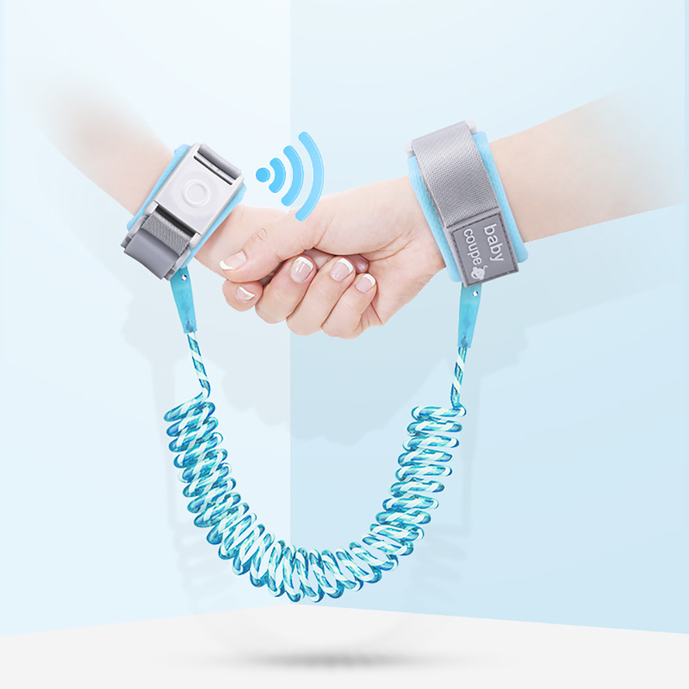 OLOEY Baby Harness Anti Lost Wrist Link Magnetic Induction Lock With Night Vision Reflective Rope Baby Safety Harness Strap Rope