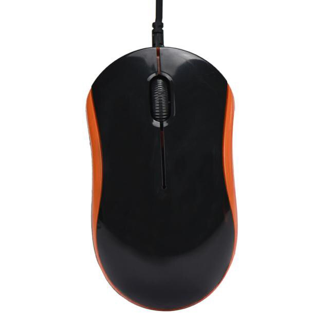 Mouse da gioco cablato ottico mouse USB LED Mouse per PC Laptop 20A Drop Shipping mouse cablato nero