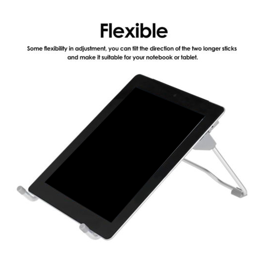 Universal Foldable Aluminum Laptop Stand Folding Adjustable Holder Rack for Notebook Tablet Invisible Cooling bracket