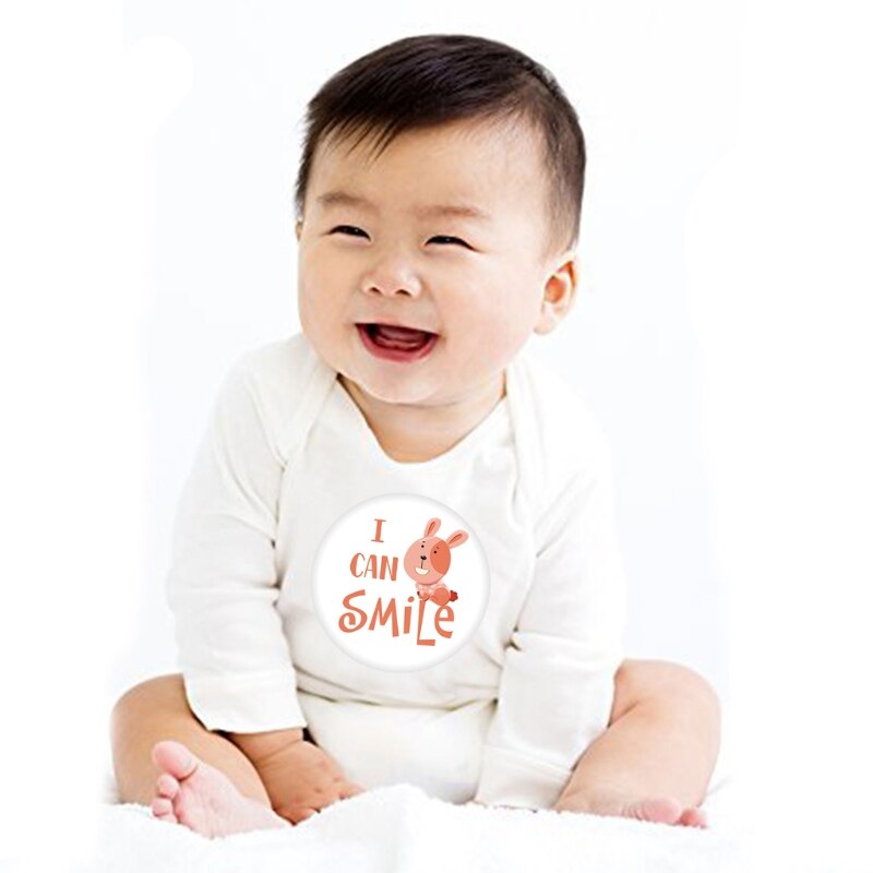 12 Pcs Baby Monthly Stickers Milestone Card Gender Track Baby First Year Month