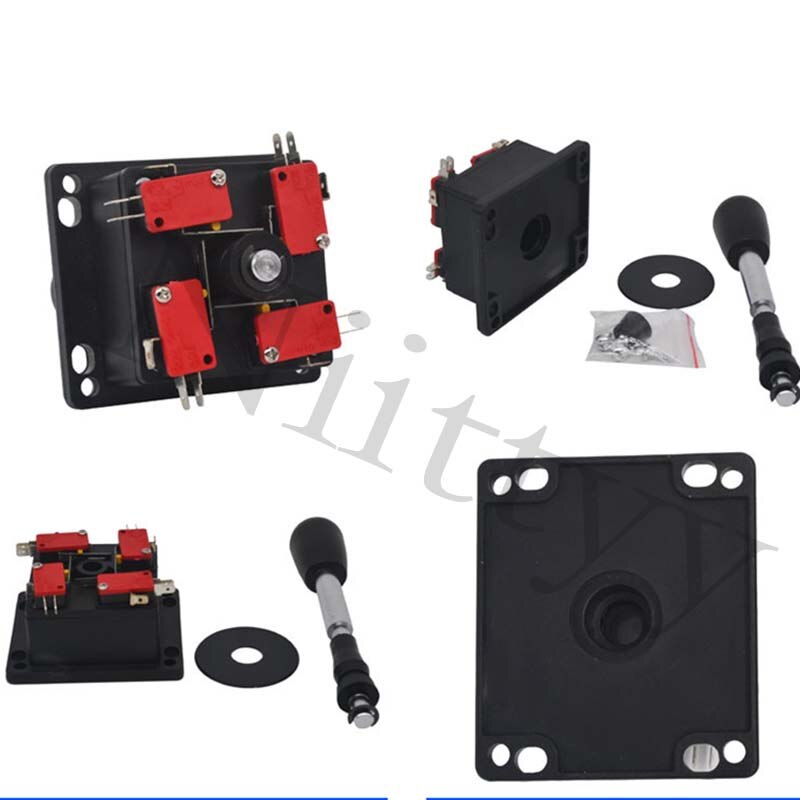 2 stuks spaanse topjoystick - met 4 microschakelaars arcade voor neo geo spaanse joystick voor spelcomputer - arcademachine onderdelen