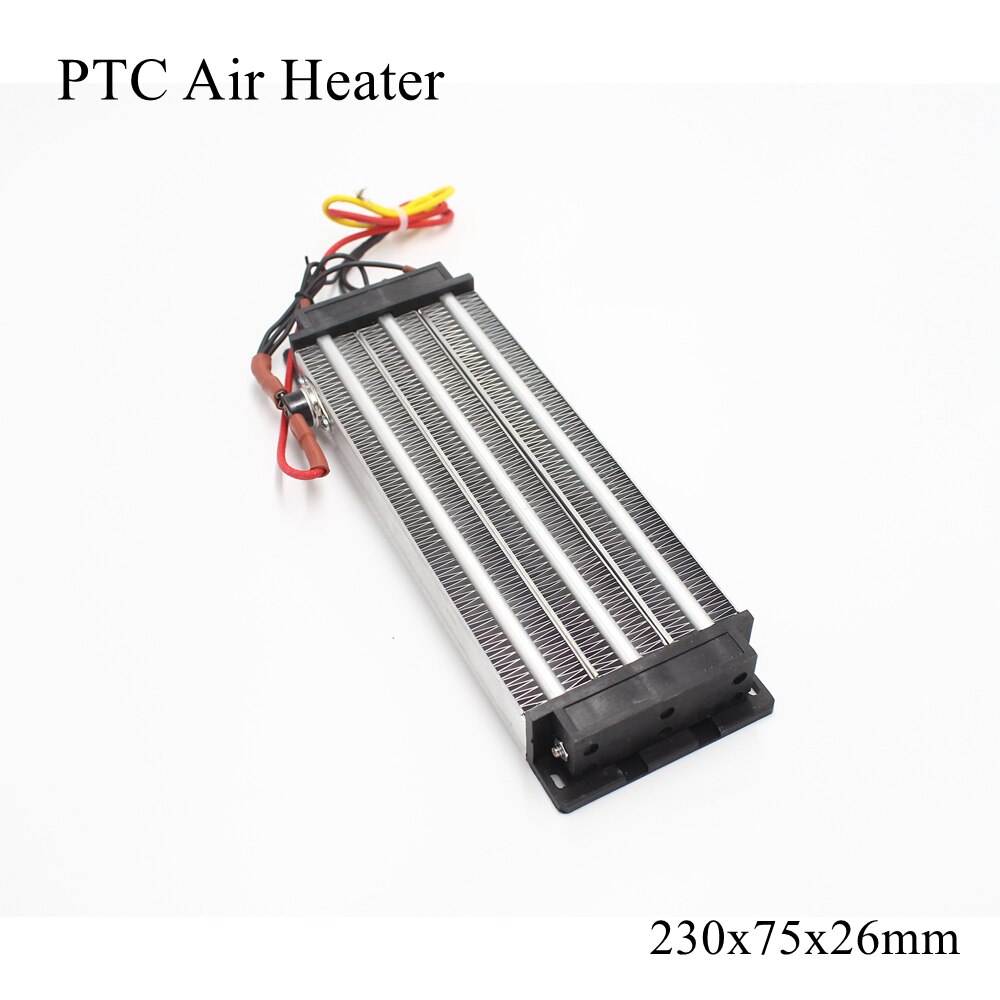 230x75x26mm 220V 1500W PTC Heater Ceramic Thermistor Air Heating Mini Outdoor Heaters Induction Aquarium Water Car Film Plate