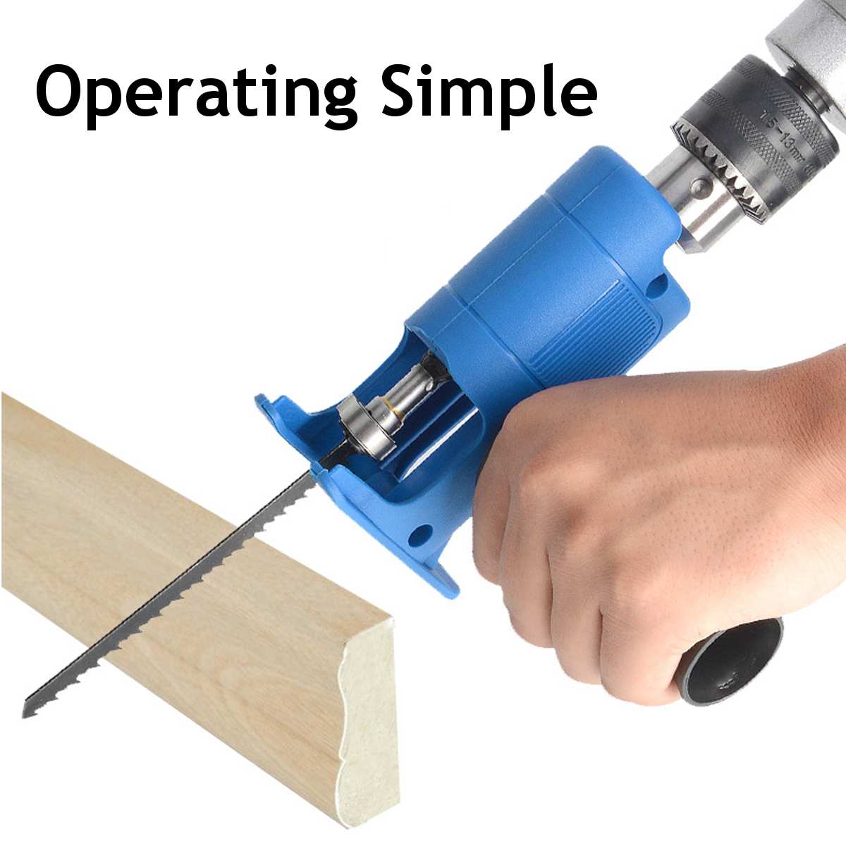 Becornce adaptateur de scie alternative perceuse électrique modifié scie électrique outil à main bois métal Cutter longue durée de vie durabilité