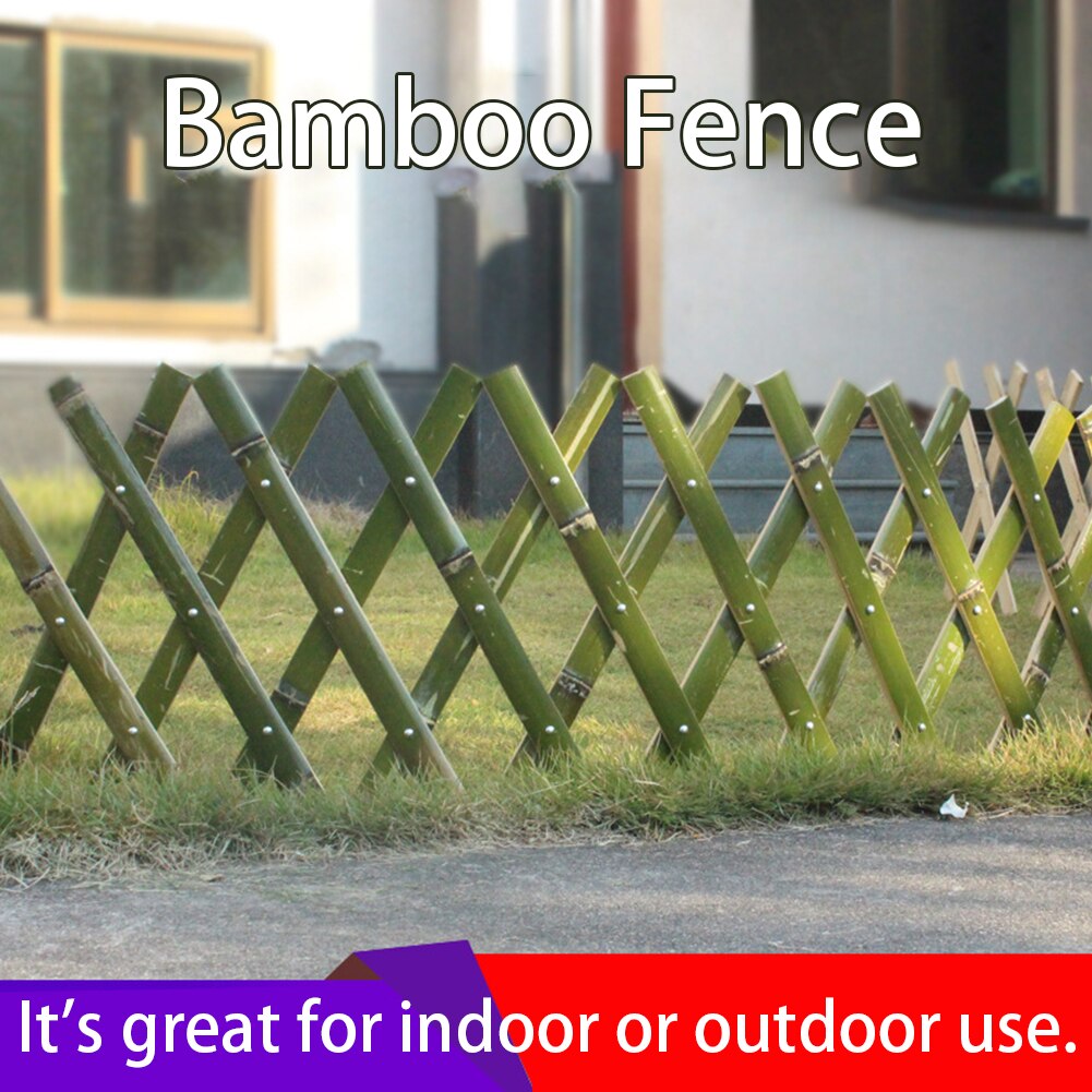 40x180cm Barrier Bamboo Fence Outdoor Garden Net Lawn Courtyard Home Telescopic Expanding Stretchable Plant Climbing Frame