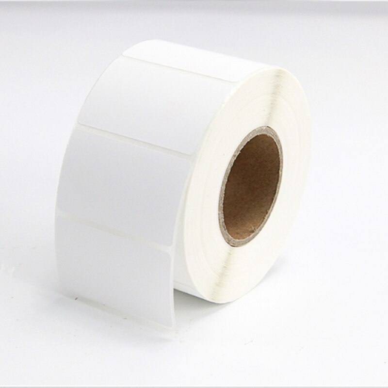 Waterdicht Polypropyleen 30 40 50 60 70 80 90 100Mm Vinyl Thermische Overdracht Carbon Printer Label Blanco Witte Pp Stickers In Rol