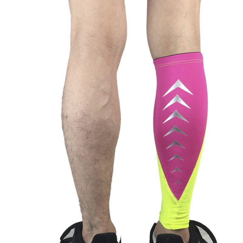 H draussen Legwarmer Gamaschen Radfahren Wandern Laufen Kalb Gamaschen Männer Frauen Klettern Kompression Bein Ärmel befestigen M/L/ XL: Rosa / XL