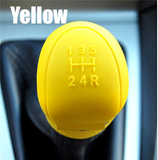 Housse en Silicone pour Ford Focus 2 3 MK2 MK3 Fiesta, frein à main et pommeau de changement de vitesse, , , , , , ,: Yellow