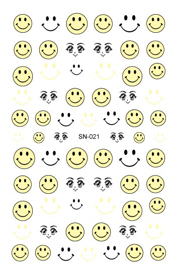 Sn luminous series nail art stickers tips dekoration negle wraps harajuku glædelig jul xmas musik manicura klistermærker: Sn -021