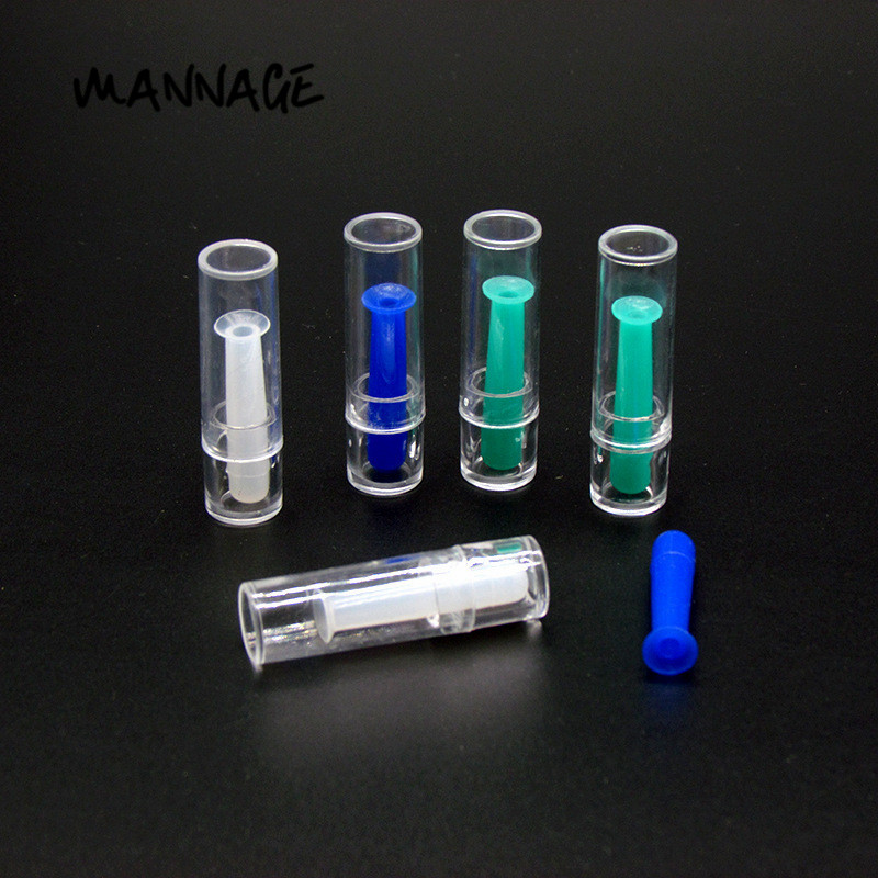 3pcs Practical Soft Hollow Silica Gel Stick Small Suction Cups Stick for Contact Lenses Useful Travel Mini Lens Remove Clamps