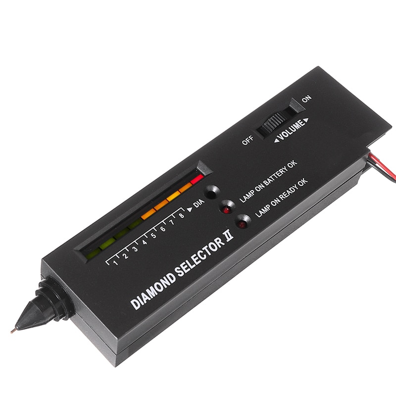 1pc LED Diamond Indicator Test Pen High Accuracy Diamond Tester Jewellery Gemstone Selector Testing Tools