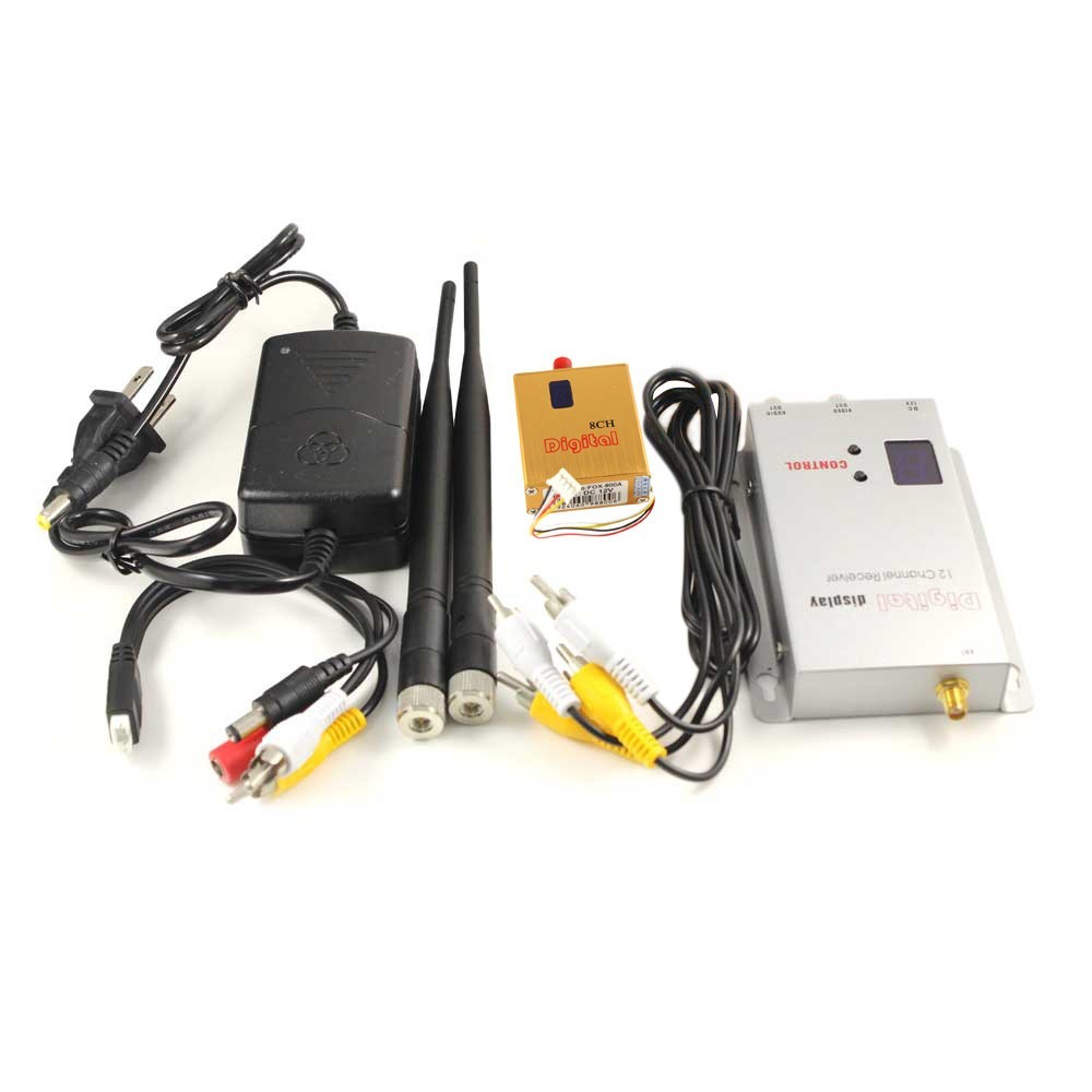 1.2G 800mW Wireless AV Transmitter Audio/Video Receiver transceiver