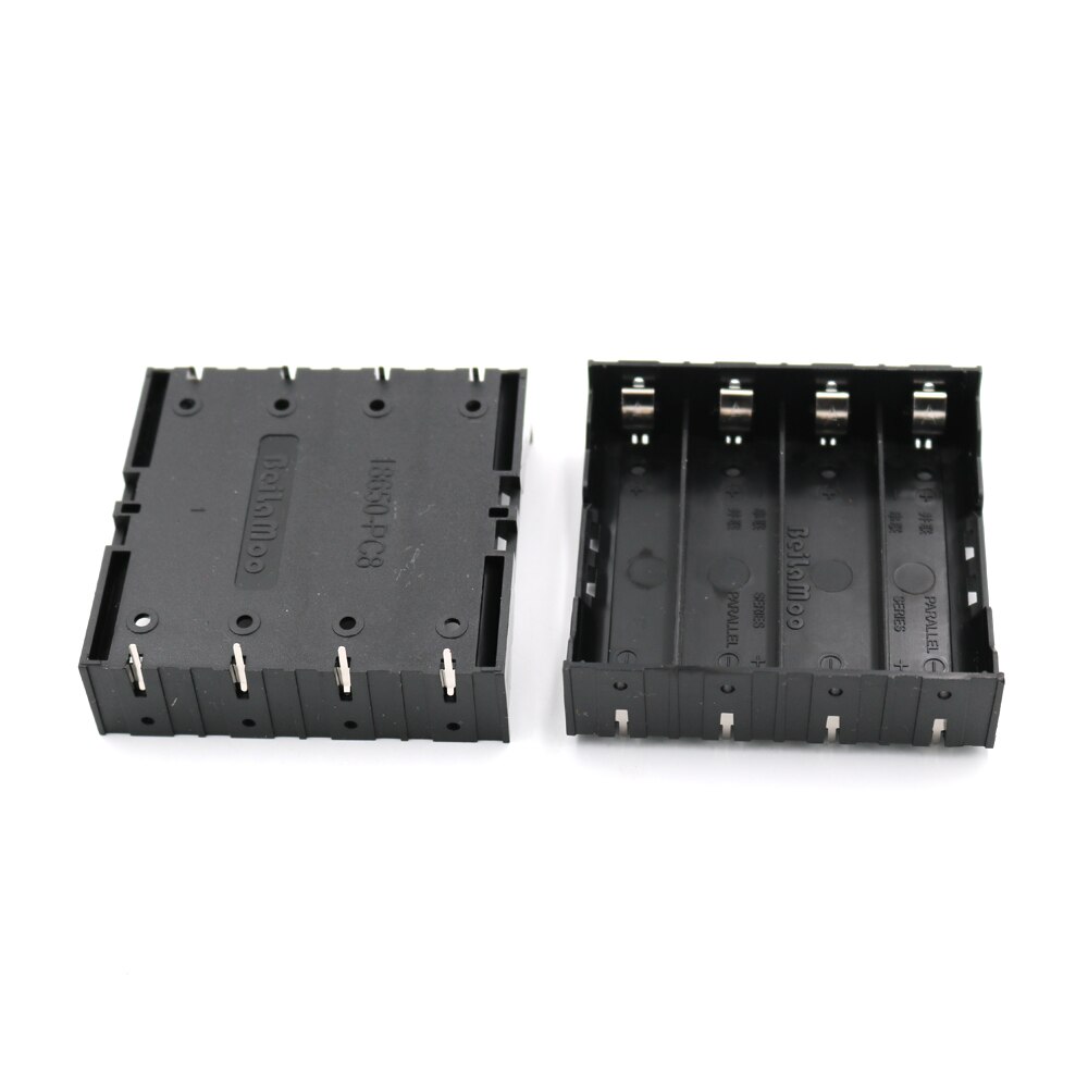 4 3 2 1 Section Battery Terminal Case Holder Series parallel Storage Box For 18650 Rechargeable Batteries 3.7V DIY Connector
