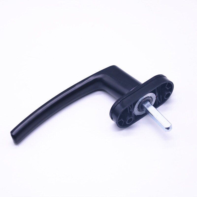 Inside Open Linkage Lever Plastic Steel Window Lock Black Handle: Default Title