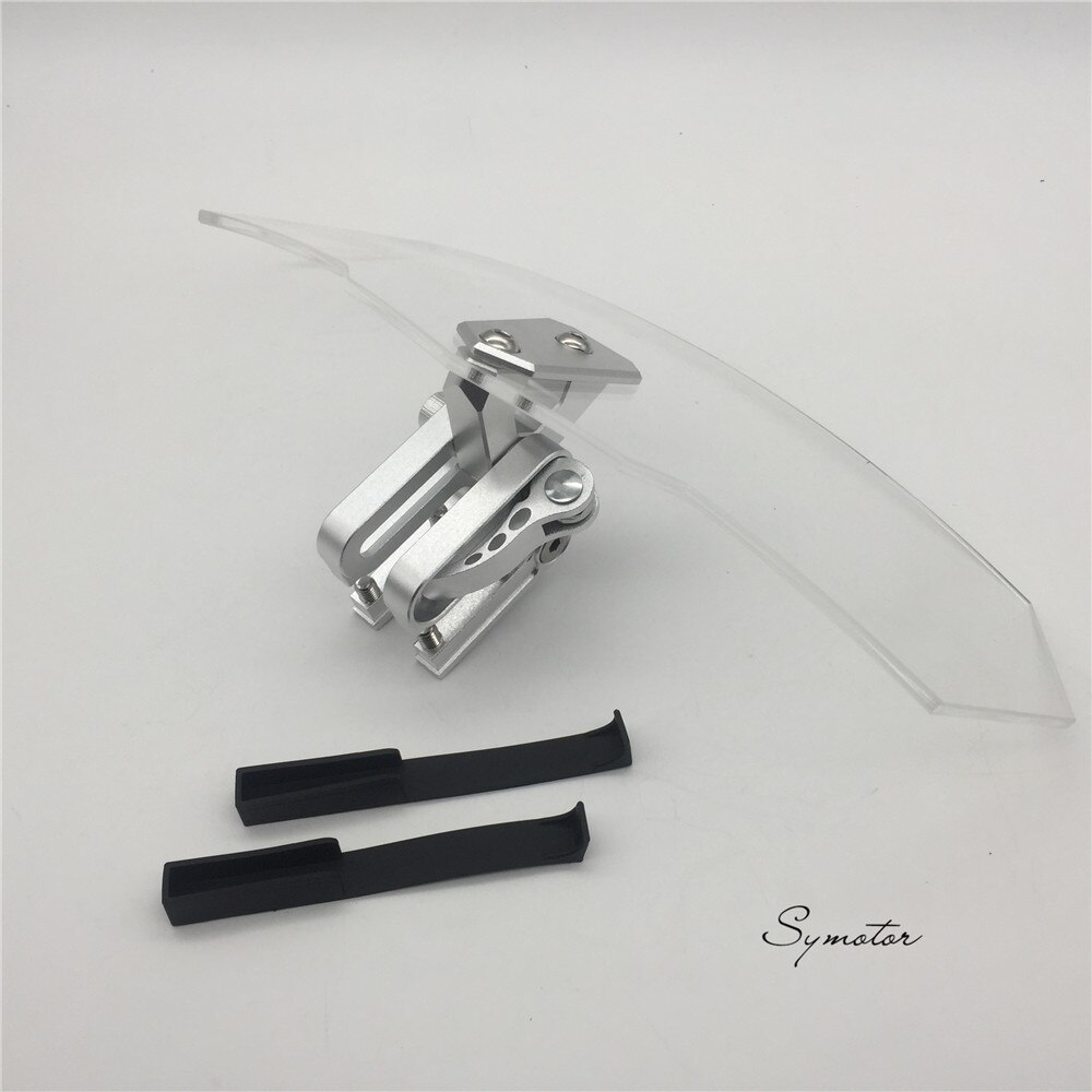 S.uyue voor luchtstroom verstelbare windscherm universele motorfiets boog windscherm triumph aprilia ktm victory alle windschermen