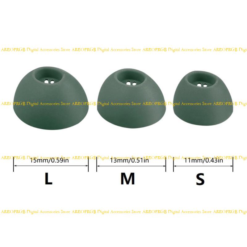 E21E 3Sets Siliconen Oordopjes Tips Oordoppen voor Buds Pro2 in oorhoofdtelefoons Oorkaarten geluidsisolatie