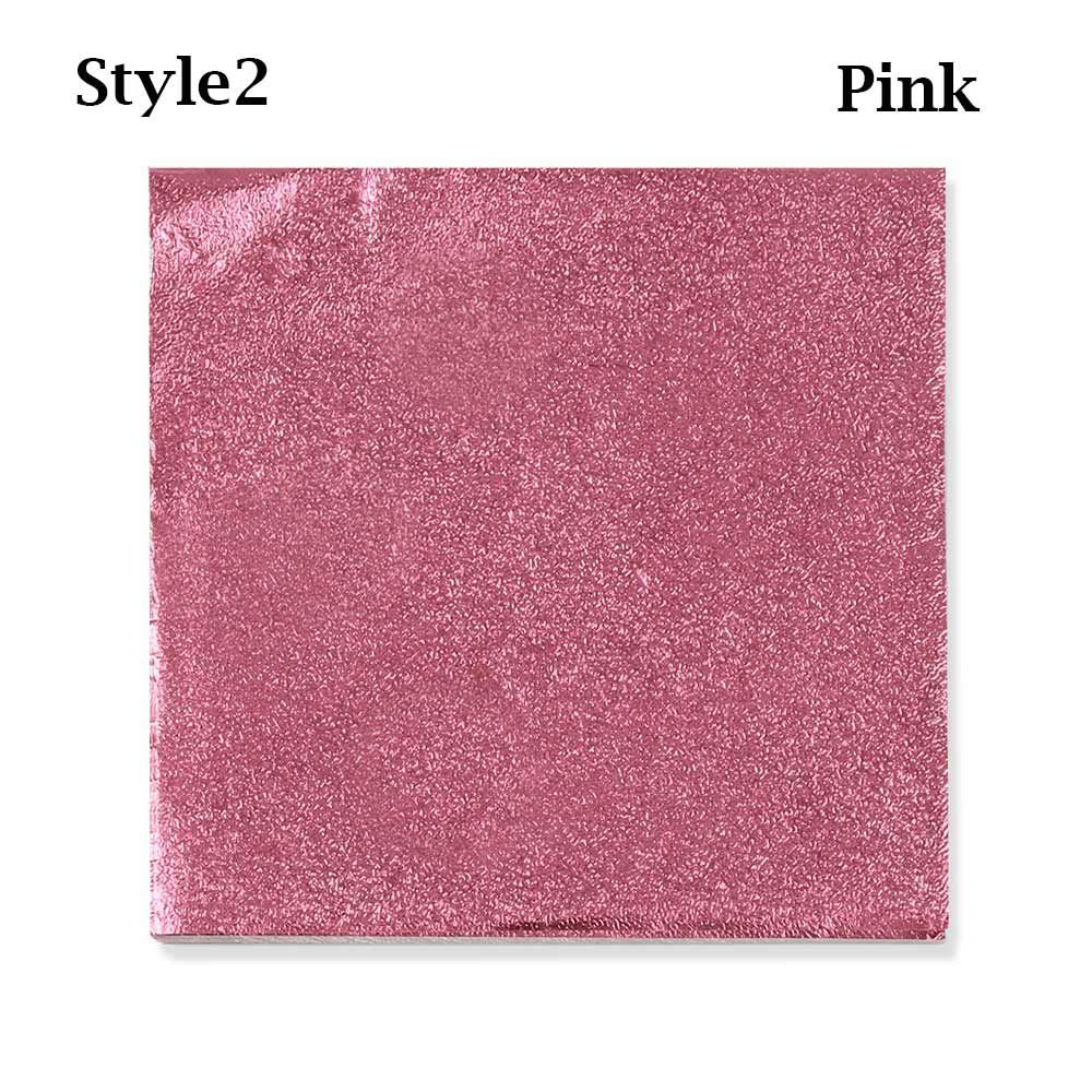 100 Stuks Diy Metalen Embossing Kleur Tin Voedsel Bakdecoratie Inpakpapier Snoep Chocolade Aluminiumfolie Pakket Papier: Deep Blue