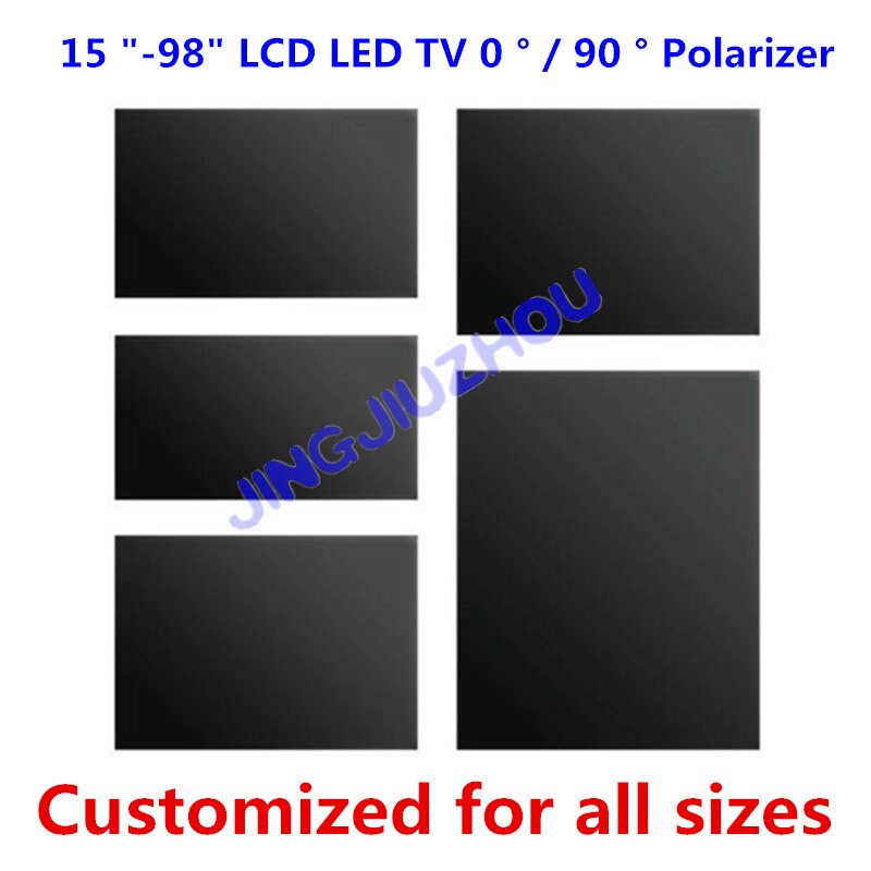 LED LCD TV panel polarizer film 0 degree 45 degree 90 degree 42inch front and rear polarizing film