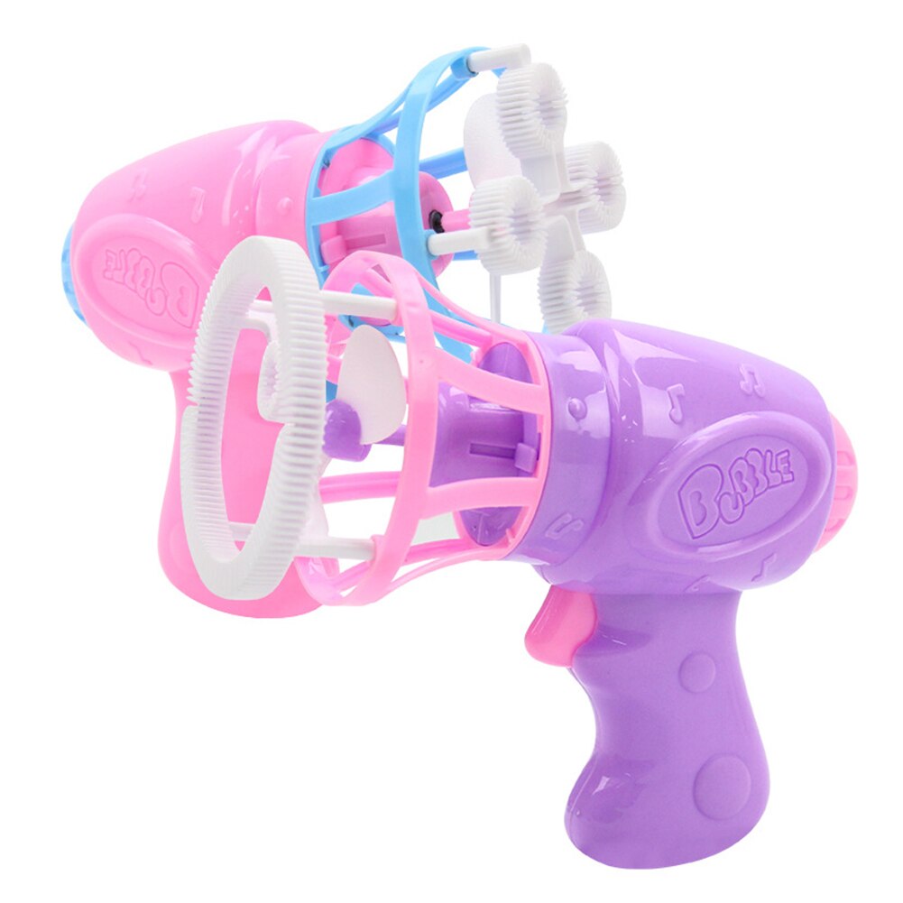 Cartoon Electric Fan Bubble Blowing Toys Auto Summer Outdoor Children Toy Automatic Soap Maker Machine Bubble Machine