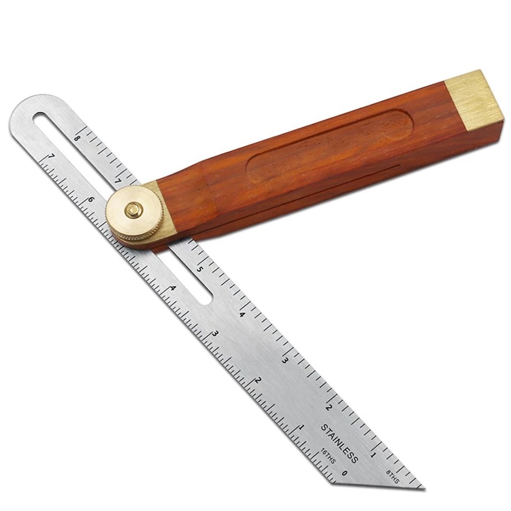 Angle Rulers Gauges Tri Square Sliding T-Bevel Wit... – Grandado