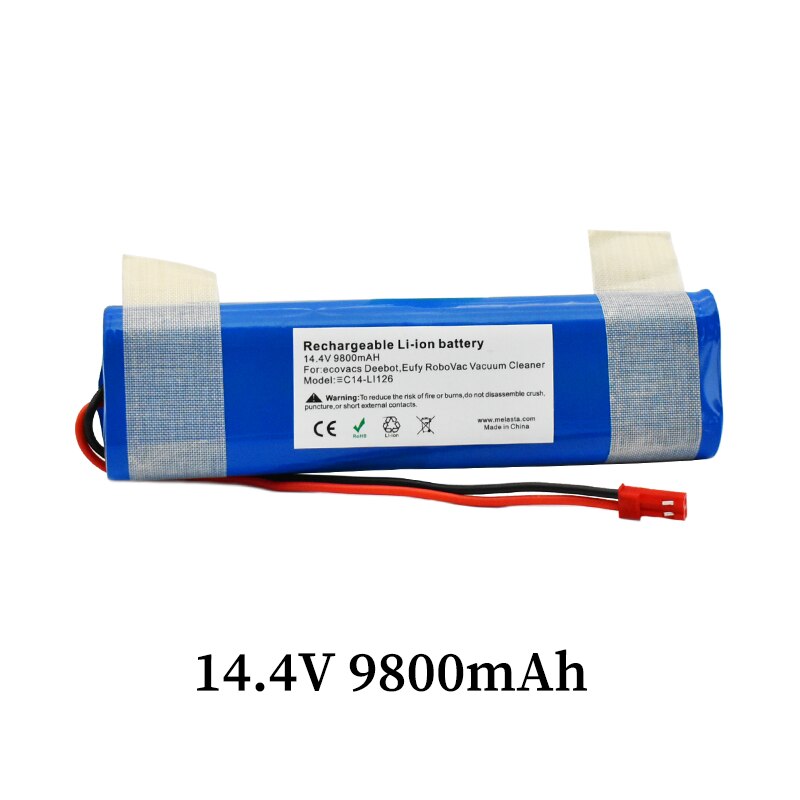 2022 Echte 14.4 V 6800Mah 18650 Lithium-Batterie F Ür Ilife V3s Pro, V50, v5s Pro, V8s, X750 Roboter-Staubsauger Batterie: WHITE