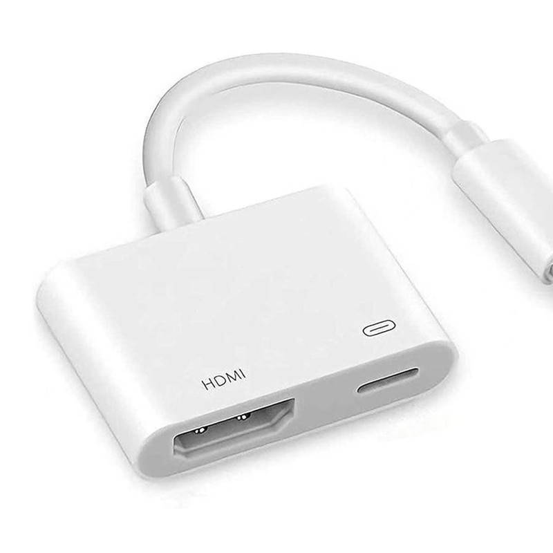 Adapter portu 8Pin na HDMI Konwerter ekranu 1080P Kompatybilny rozdzielacz oświetlenia na HDMI Dla iPhone iPod iPad Monitory TV Projektor