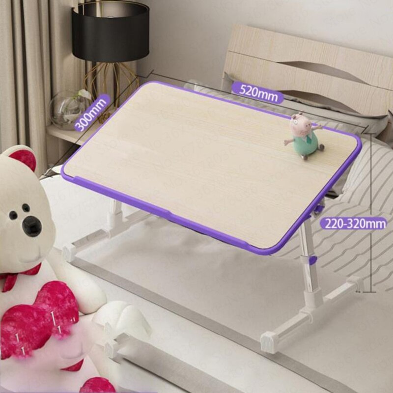 Bed small table folding computer table simple home small table bedroom college dormitory multi-function notebook study table