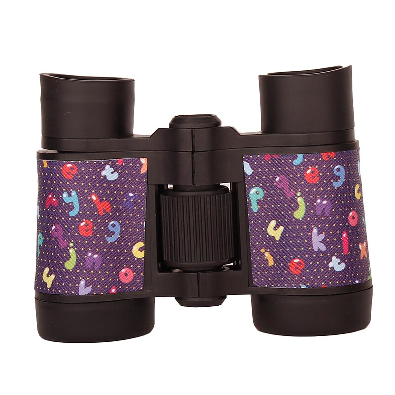 4x30 Binocolo Colorato Telescopio Fisso Zoom Anti-skid Regolabile In Gomma Giocattolo Per Bambini All'aperto Bird Watching Telescopio di Viaggio regali: H