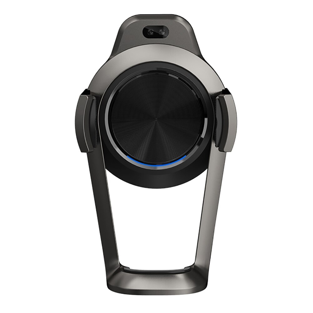 15w automatische klemmende auto draadloze oplader voor iphone  xs 11 pro samsung xiaomi infraroodsensor auto telefoonhouder oplader: B