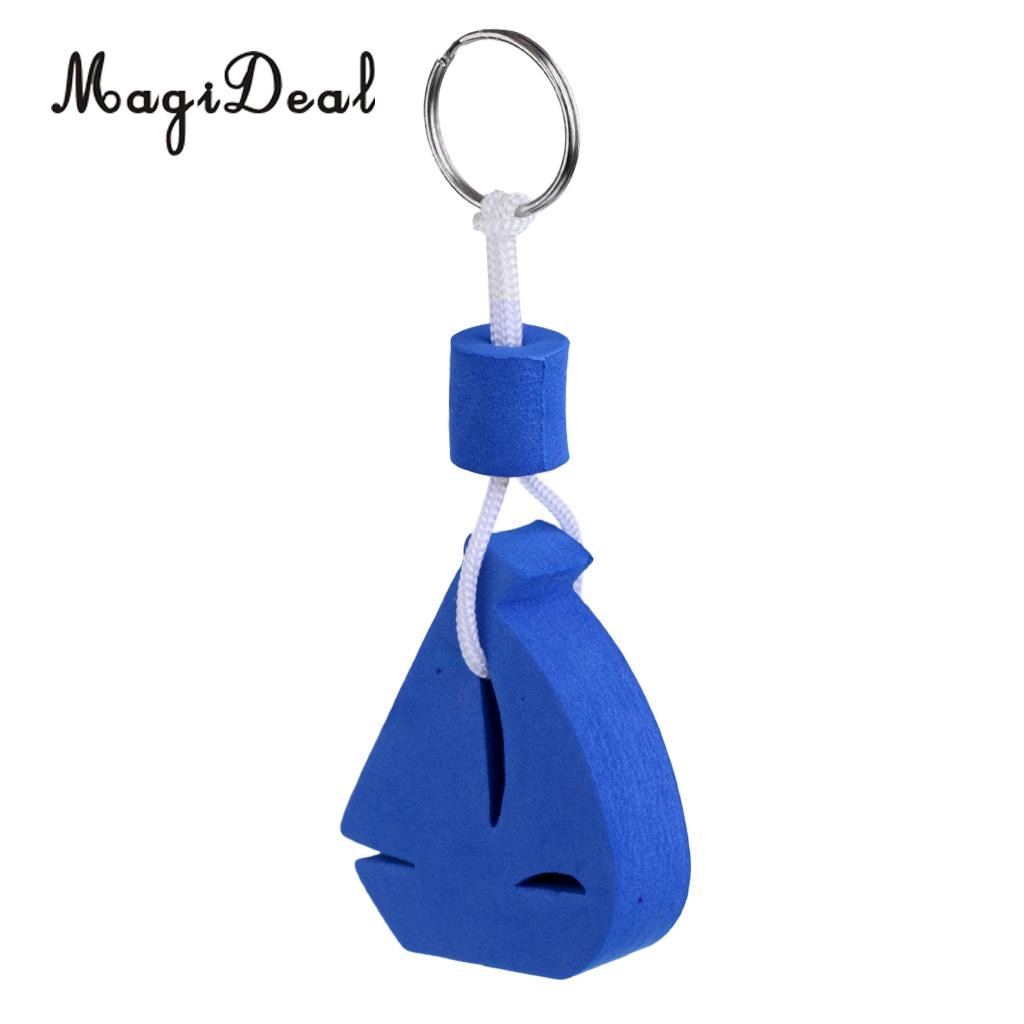 Magideal 4 stykker yachting båtliv seiling flytende nøkkelring nøkkelring nøkkelring blå for kanopadling rafting jolle vannsport acce
