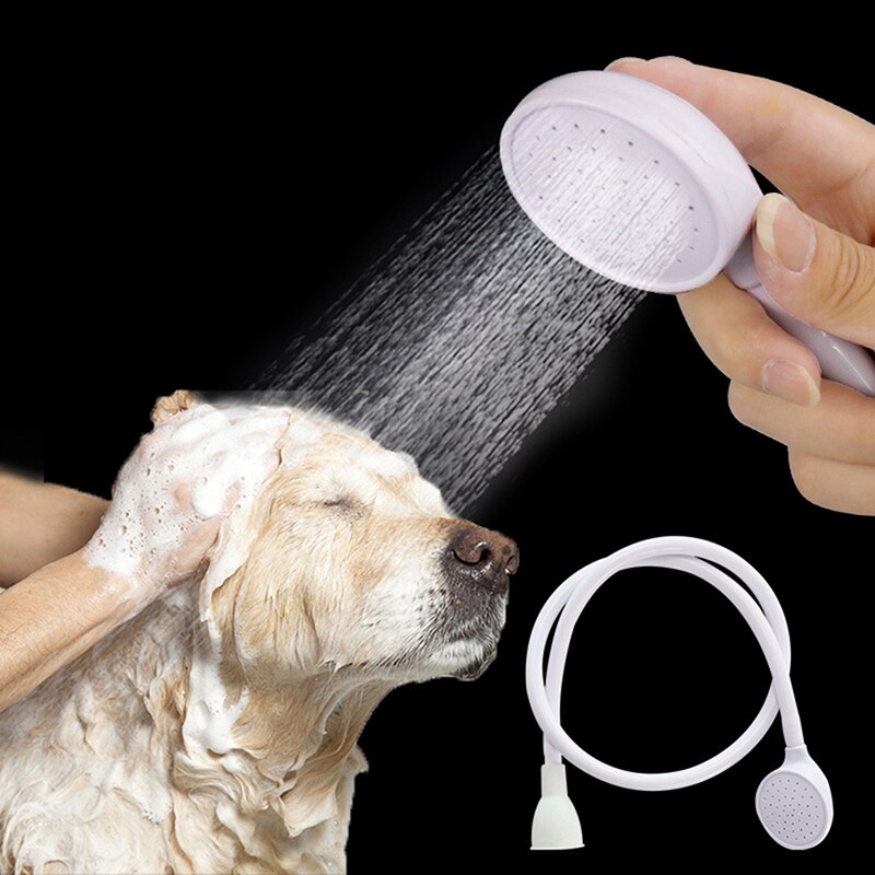 Manguera fregadero de lavado de pelo mascotas lavable agua cabezas de baño mascota perro gato ducha cabezal multifuncional grifo espray drena colador