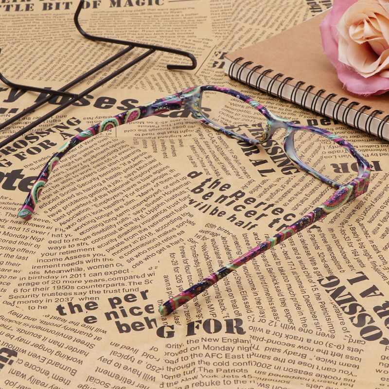 Vintage dames unisex leesbrillen brillen presbyopie lezers rechthoekig montuur heldere lens  +1.0 to +4.0