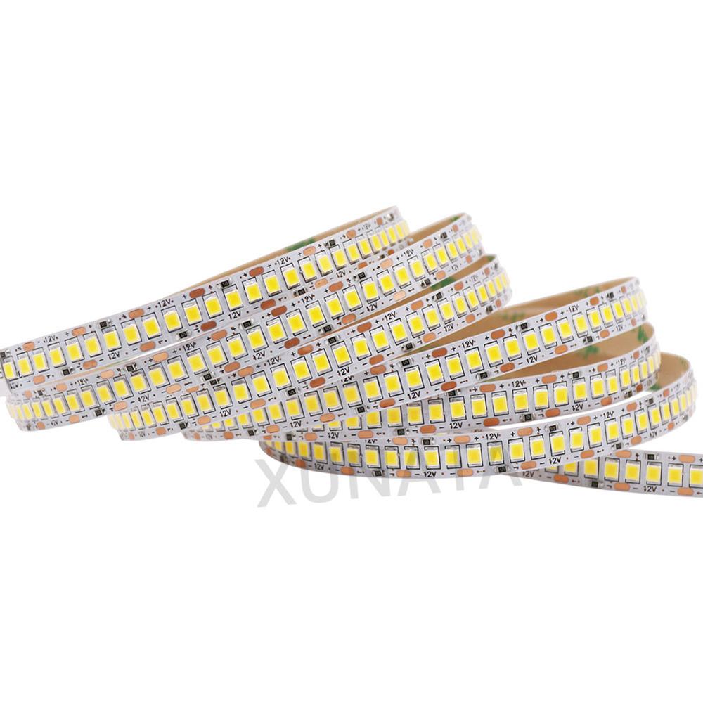 480 LEDs/m SMD 2835 LED-Streifen 24 V 12 V 5 m 2400 LEDs zweireihig flexibler LED-Streifen 1200 LEDs 900 LEDs Bandband Projektbeleuchtung: Weiß / RGB / 6-10W