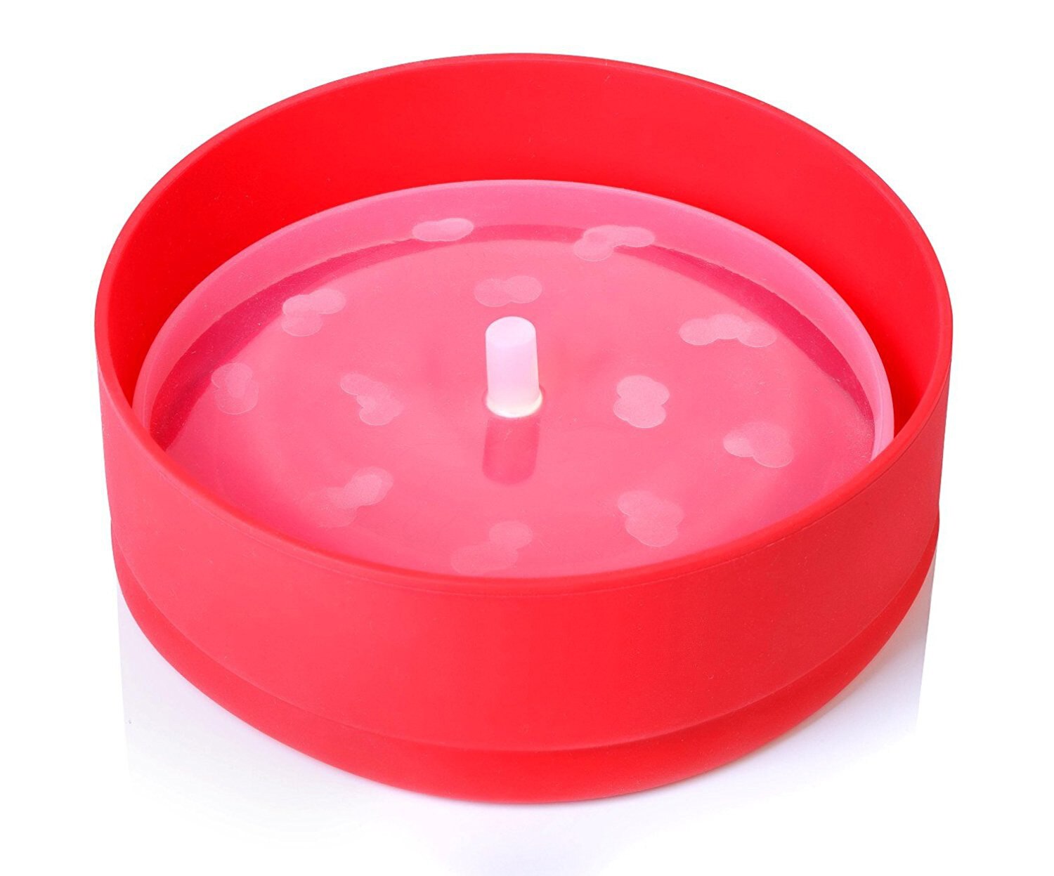 1~3pcs Red Silicone Popcorn Maker Microwave Bucket Foldable Poppers Bowl DIY with Lid Large Round Container Set Kitchen Tool