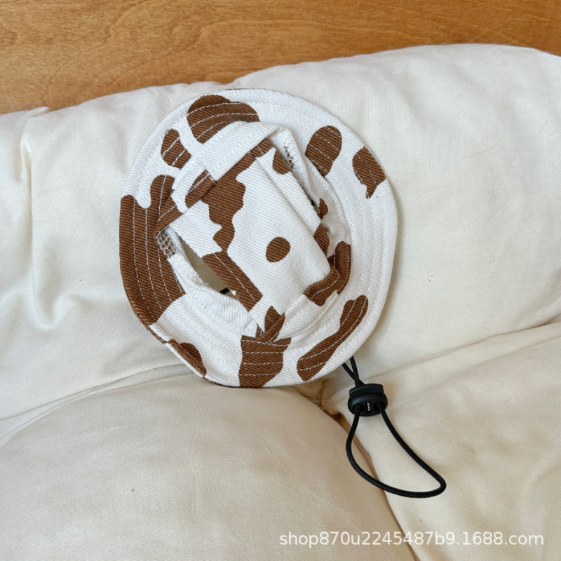 Pet Hat Cat Bucket Hat Dog Sun Hat Pet Accessories Suitable for Small and Medium Dogs and Cats: L / green