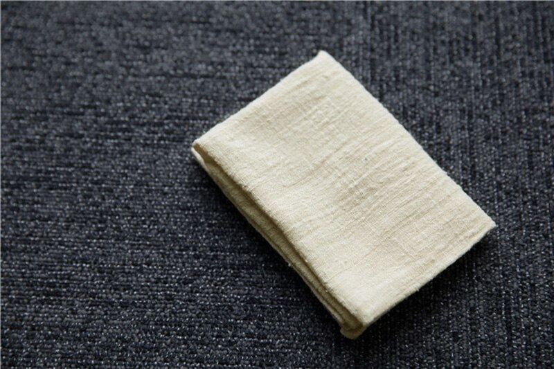 Accesorios de fondo de fotografía, textura de vientre, tela de algodón de cáñamo para comida fina, estudio de fotografía, accesorios de disparo de mesa: Cream-colored