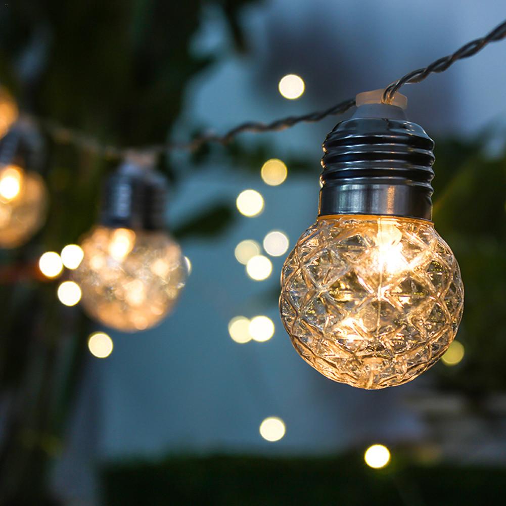 4m 10Led Solar Lamps LED Fairy Lights For Outdoor Lighting Of Outdoor Garden Yard LED Home Decor Lamp Christmas Festoon