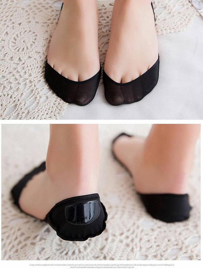 3/4/5 Paar Onzichtbare Boot Sokken Voor Zomer Anti Slip Siliconen No Show Sokken Voor Vrouwen Hoge hak Schoen Liner Sokken Chausette Femme