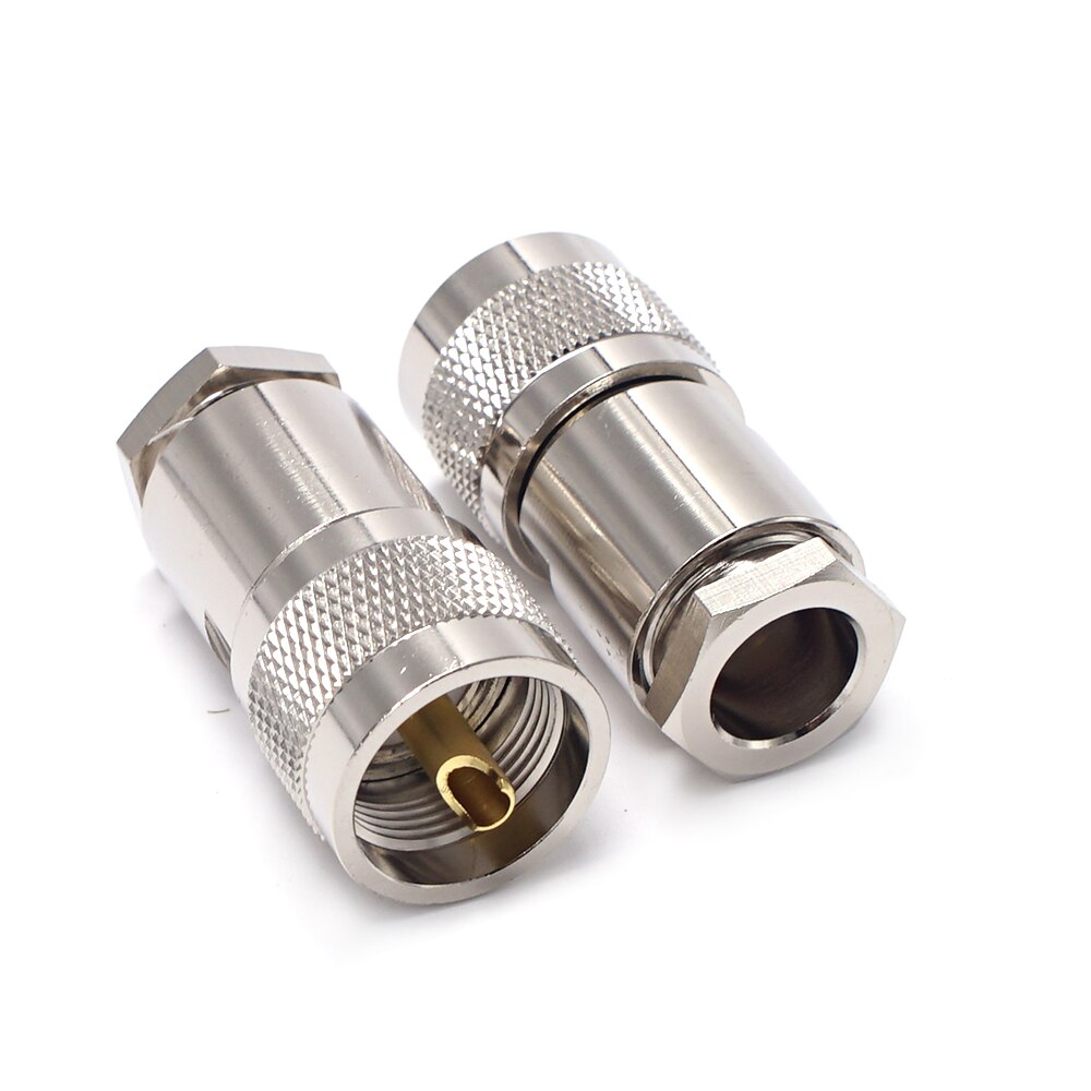 Pince à Sertir Professionnelle Pour Câble Coaxial Avec 5 Connecteurs UHF Mâle PL259 - Outil Compression RG58 LMR195
