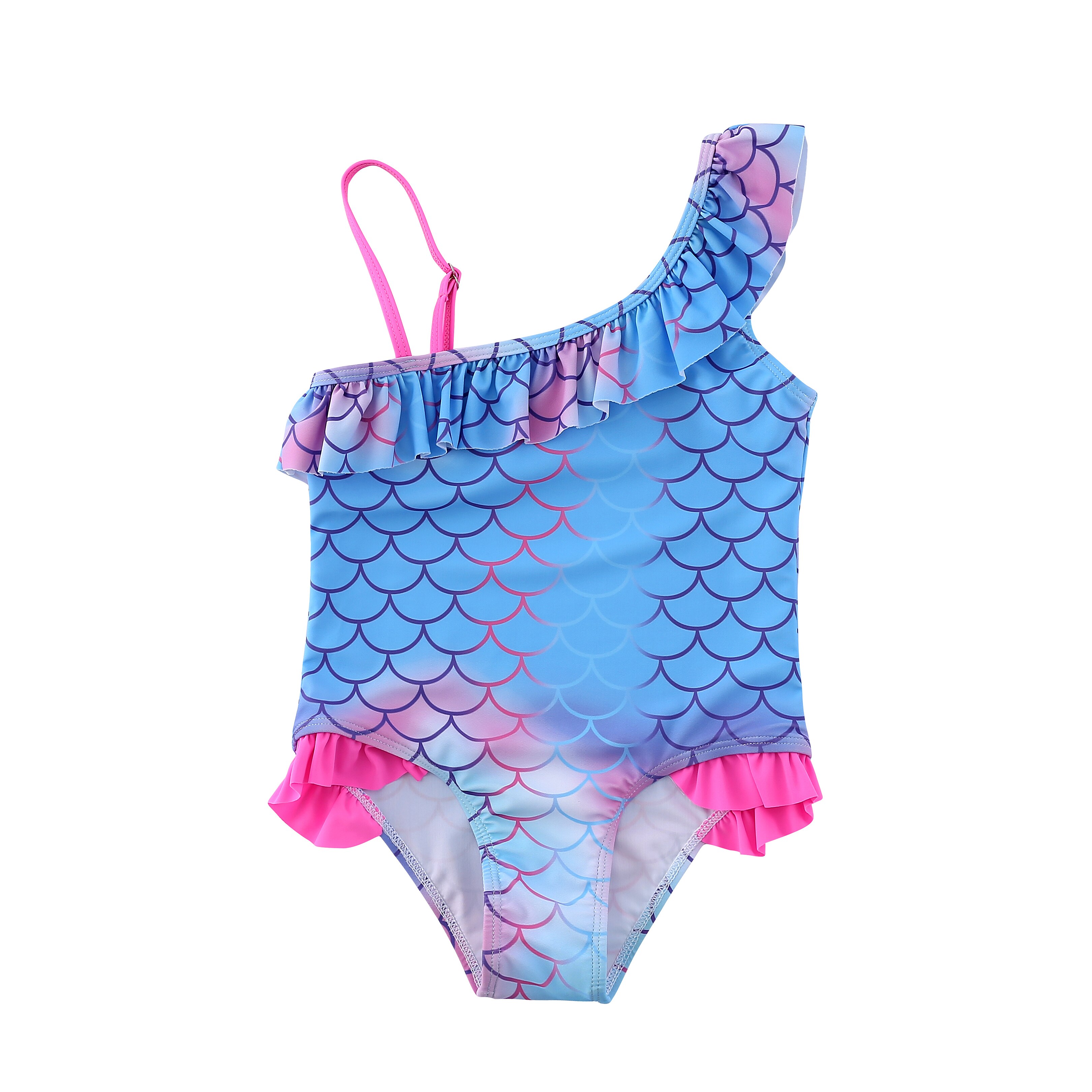 Maillot de bain une pièce pour filles, à bretelles, Tankini, Bikini, vêtements de plage, pour enfants et adolescents, 2-10A