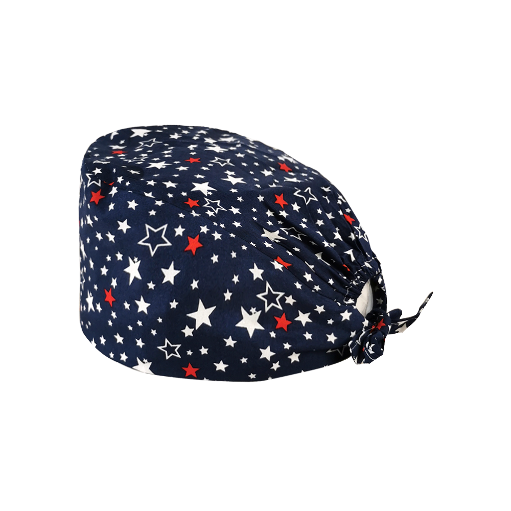 Gorro quirúrgico con estampado de dibujos animados para médico, gorros absorbentes para el sudor, cabeza de enfermera, Baotou, para salón de belleza, tapa de enfermería,: 22050