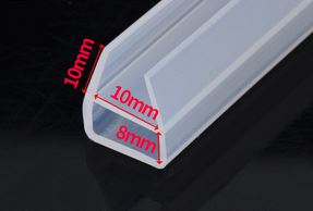5 M F U H Vorm Glazen Deur Afdichtingen Silicone Rubber Douche Deur Vensterglas Seal Strip afdichting Raam Deur: U 10MM